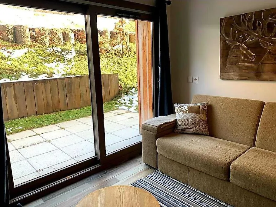 Coeur Portes Soleil, Chatel Studio 4P Jardin